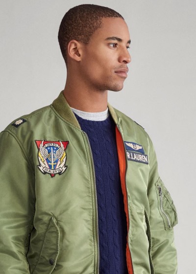 Pánské Bomber Bunda Polo Ralph Lauren Twill - 79123-FRIU